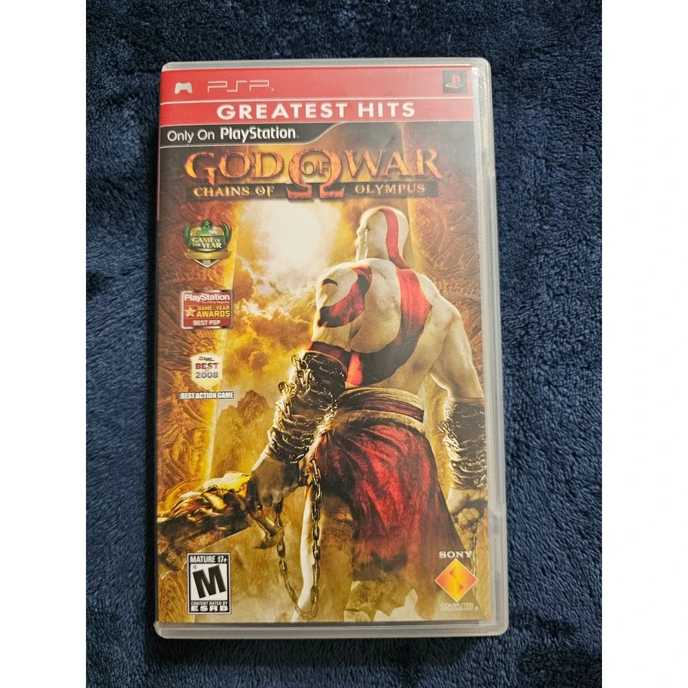 God of War Chains of Olympus Sony PSP Greatest Hits Action Game CIB